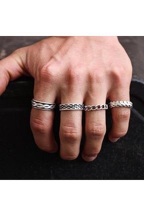 انگشتر نقره مردانه عقیق Zuk Collection - کد 378381203