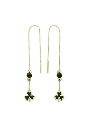 گوشواره نقره طلائی زنانه 925 عیار Argentum Concept - کد 378681915