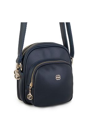 کیف پستچی سرمه ای زنانه چرم مصنوعی Nas Bag - کد 107445520