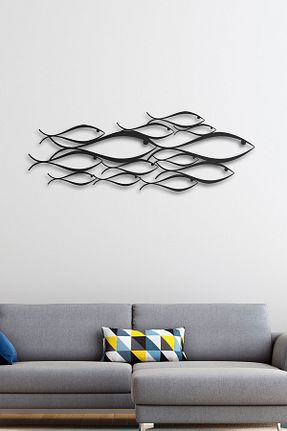 محصول دکوراسیون دیوار مشکی فلزی Morimora - کد 377385641