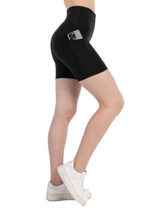 ساق شلواری مشکی زنانه بافت اسلیم فیت فاق بلند کد 358340453