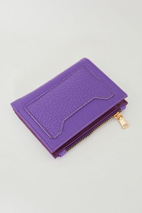 کیف پول بنفش زنانه سایز متوسط ALTUDA - کد 377232383