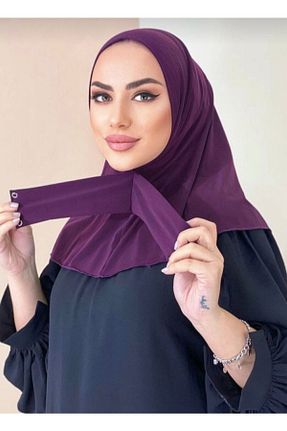 شال بنفش زنانه پنبه ای Ayselcehobi - کد 377973481