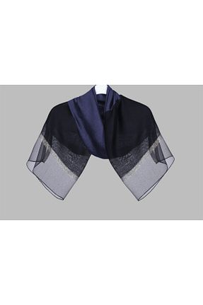 شال آبی زنانه ابریشم ARMANDA - کد 378074472