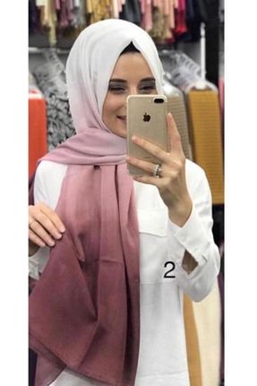 شال زرشکی زنانه پلی استر masalsu - کد 378290713