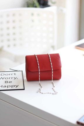 کیف مجلسی قرمز زنانه پارچه ای Moom Bag - کد 378390414