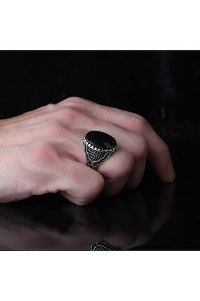 انگشتر نقره مردانه زیرکن BayVog - کد 377484025