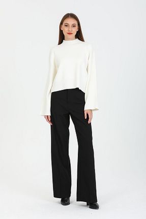 شلوار مشکی زنانه کتان CurcunaShop - کد 377235575