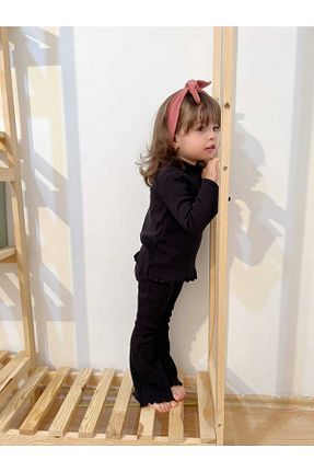 ست نوزادی مشکی بچه گانه پنبه ای BEBEĞİME ÇORAP - کد 377248143