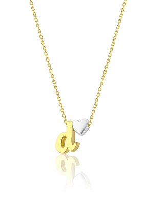 گردنبند نقره طلائی زنانه 925 عیار Rachon - کد 378085434