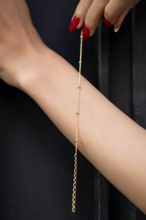 دستبند جواهر طلائی زنانه کد 378234714