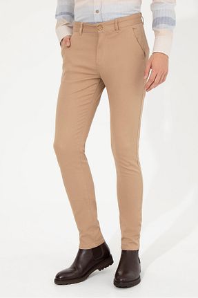 شلوار قهوه ای مردانه پارچه U.S. Polo Assn. - کد 378065681