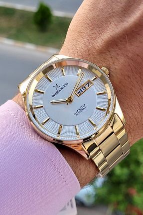 ساعت مچی طلائی مردانه 41-45 میلی متر Daniel Klein - کد 377621566
