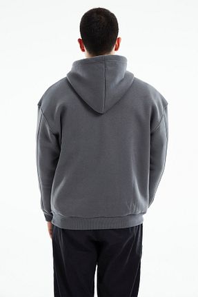 سوئیشرت طوسی زنانه چاپی Eazy Co - کد 372214457
