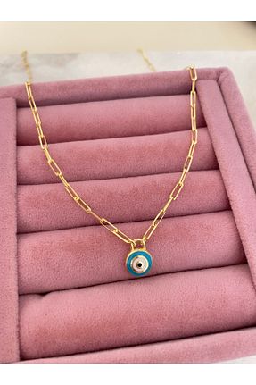 گردنبند نقره زرد زنانه 925 عیار emy by emel luxury silver jewelry - کد 379811109