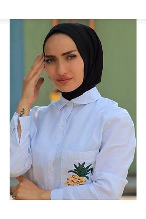 شال مشکی زنانه پنبه ای Ayselcehobi - کد 379885224