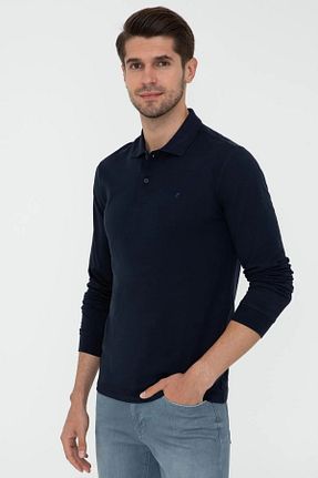 سوئیشرت سرمه ای مردانه ساده Pierre Cardin - کد 379065720