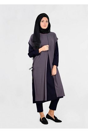 ست بالاتنه و پائین تنه حجاب سبز زنانه رگولار TRENDTESETTÜR - کد 59157699