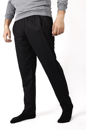 شلوار کرمگن مشکی مردانه بدون جیب Azıcık Akıllı - کد 357909652