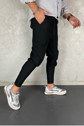 شلوار مشکی مردانه پنبه - الاستین Denim Shorty - کد 183257371
