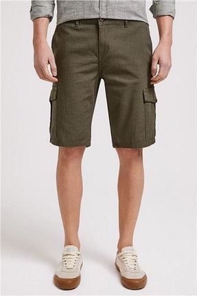 شلوارک و برمودا طلائی مردانه رگولار Lee Cooper - کد 323436609