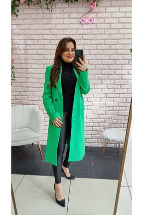 کت سبز زنانه Blazer DERİNBOUTIQUE - کد 378781023