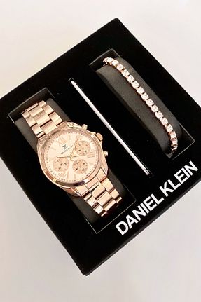 ساعت مچی صورتی زنانه 31-35 میلی متر Daniel Klein - کد 379026440