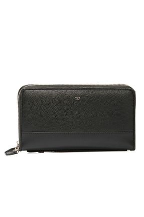 کیف پورتفوی و کلاچ مشکی زنانه چرم خالص Tergan - کد 40275698