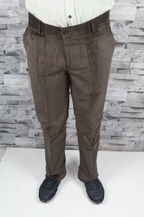 شلوار قهوه ای مردانه مخمل Bilgiçler - کد 380556603
