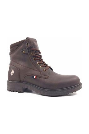 بوت / نیم بوت قهوه ای مردانه چرم مصنوعی U.S. Polo Assn. - کد 380582252