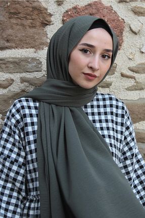 شال خاکی زنانه جاز Evla Aksesuar - کد 380164741