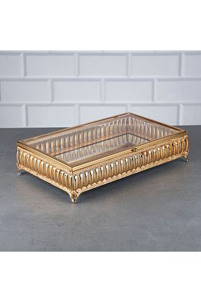سینی طلائی فلزی Zeyve - کد 380749555