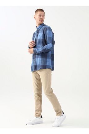 پیراهن سرمه ای مردانه یقه دکمه دار U.S. Polo Assn. - کد 380671047