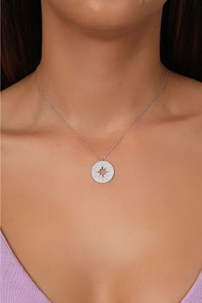 گردنبند نقره سفید زنانه 925 عیار Bilsen Store - کد 49494948