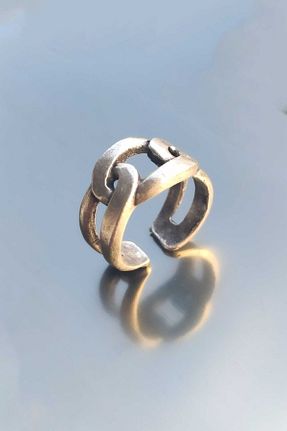 انگشتر جواهر زنانه روکش نقره TREND COLLECTİON - کد 380070926
