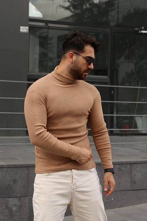 پلیور قهوه ای زنانه ساده butilela - کد 380104282