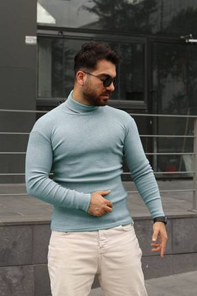 پلیور آبی زنانه ساده butilela - کد 380107105