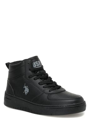 کفش اسنیکر مشکی مردانه بند دار U.S. Polo Assn. - کد 380371108