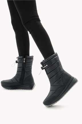 بوت برفی مشکی زنانه پارچه ای Efal Shoes - کد 380205577