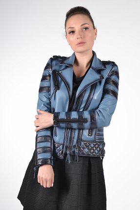 کت آبی زنانه اسلیم فیت ALİN - کد 37687880
