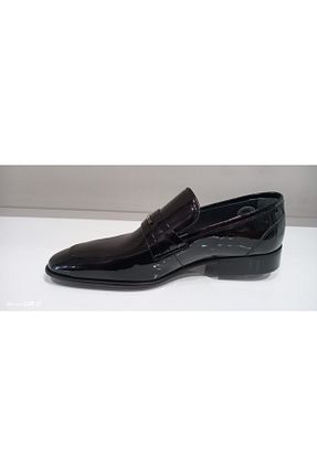 کفش کلاسیک مشکی مردانه چرم لاکی Fosco - کد 79142420