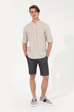 شلوارک و برمودا آبی مردانه %100 پنبه U.S. Polo Assn. - کد 317730145