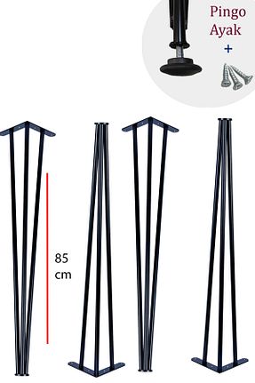 پایه مبل مشکی Evnalia - کد 382132274