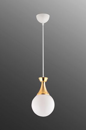 لوستر سفید شیشه GYK LİGHT - کد 381869471