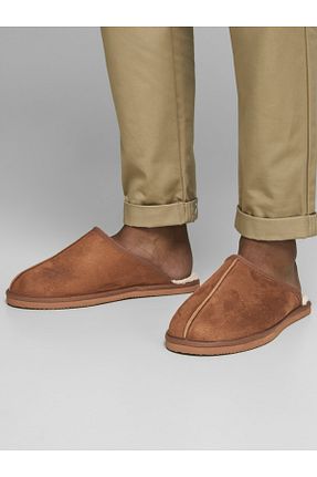 صندل قهوه ای مردانه پاشنه تخت Jack & Jones - کد 382058658