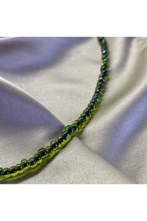گردنبند جواهر سبز زنانه منجق Aleda - کد 382124917