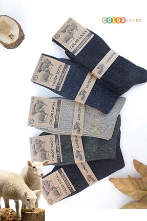 جوراب رنگی مردانه پشمی Color Socks - کد 346280753