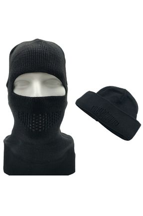 کلاه پشمی مشکی زنانه اکریلیک AXE SPORTSWEAR - کد 382104020