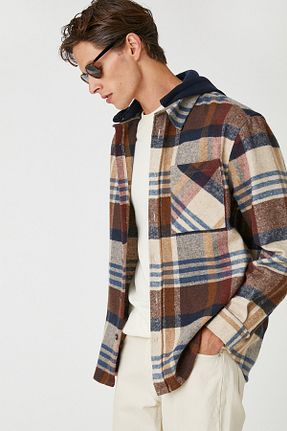 پیراهن رنگی مردانه Relaxed Koton - کد 372675459