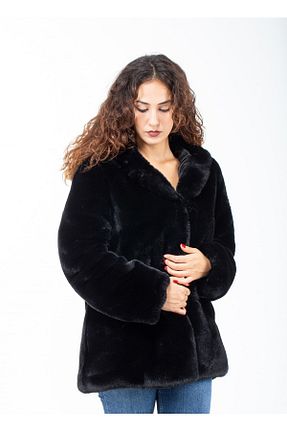 کاپشن مشکی زنانه رگولار KürkZone - کد 383075964
